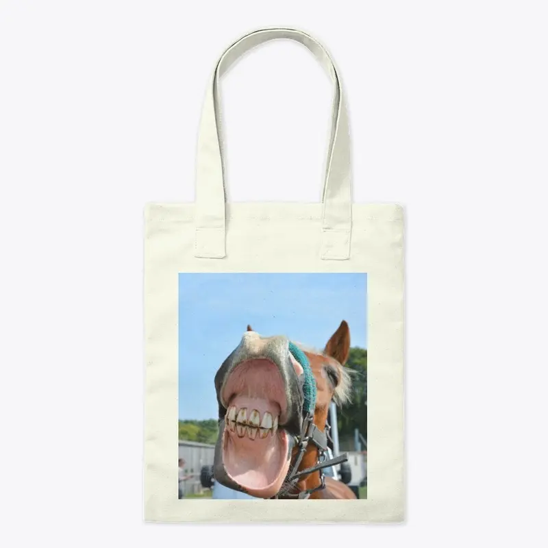 Horse Smile Tote Bag